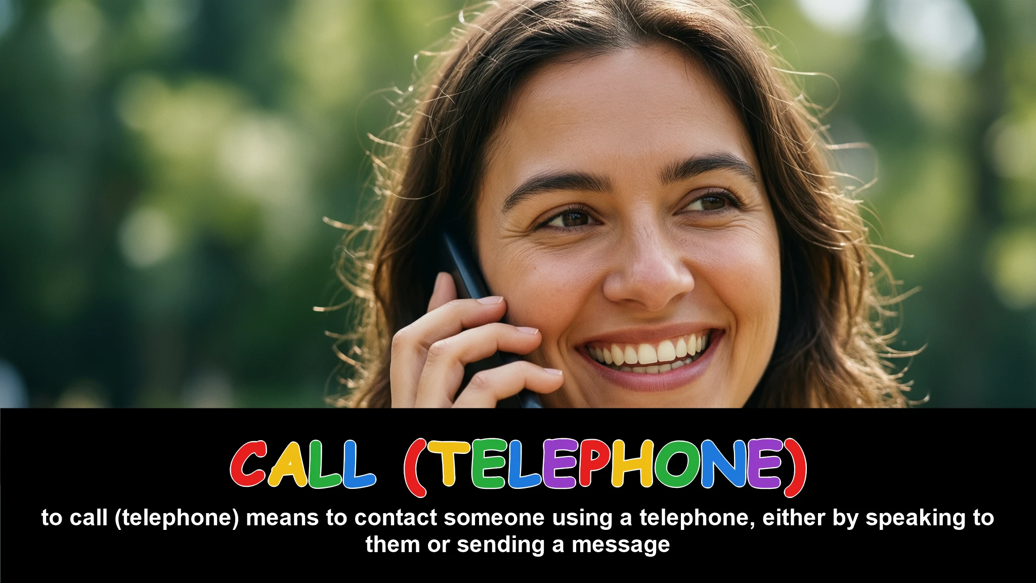 English Illustration for call (telephone)